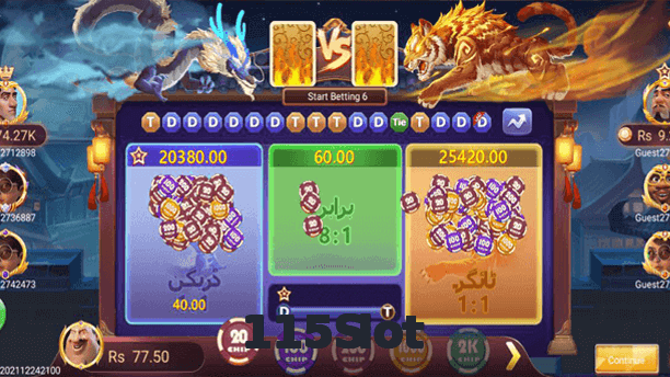 115Slot game app for Pakistan players